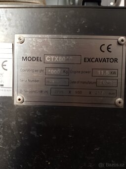 Mini Bagr ctx8010 - 2