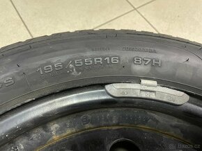 Kompletní kola s diskem 6,5x16 ET37+pneu Sava 195/55R16 87H - 2