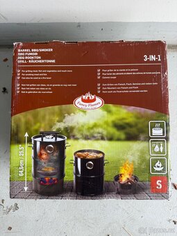3v1 Gril / Udírna / Ohniště – Fancy Flames - 2