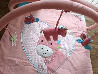 Dětská hrazdička s plyšovými zvířátky - 2