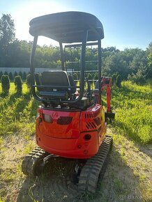 Minibagr 1700kg motor kubota - 2