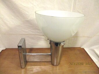 Lampy funkcionalismus, chrom, na stěnu, 5 kusů, funkční, - 2