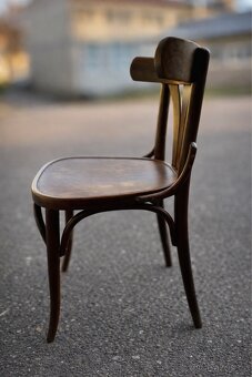 TON židle 9ks do restaurace -masivní ohýbané dřevo - 2