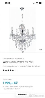 Lustr křišťálový - 2