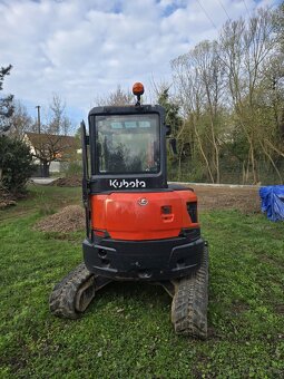 Minibagr KUBOTA U36-4 2018, klimatizace - 2