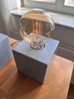 Set of two grey touch lamps - 2