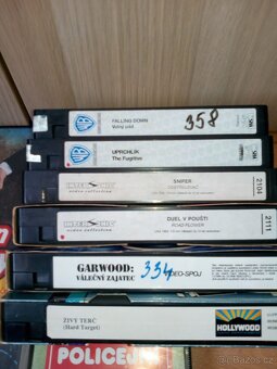 VHS kazety original nahrané 17 ks - 2