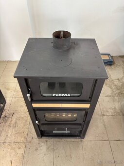 Krbová kamna s troubou ZVEZDA MF ceramic - 2