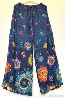 Letní široké kalhoty Desigual M - 2