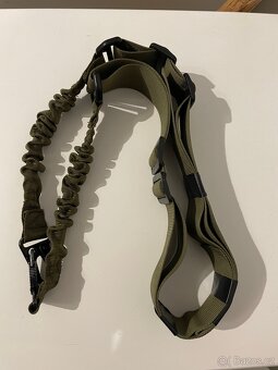 Dvoubodový popruh na airsoftové zbraně, zelený - 2