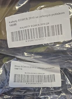 ECWCS AČR - blůza 194 + Kalhoty 182 - 2