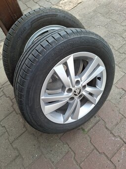 Kompletní kola fabia lll letní-alu disky. - 2