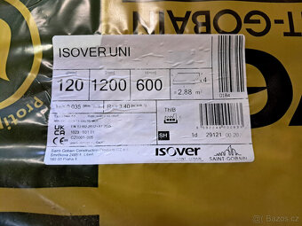Tepelná izolace v roli, tl 200 mm a v deskách tl.120 mm - 2