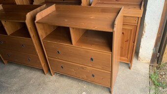 Ikea Leksvik komoda dřevo masiv Hemnes - 2