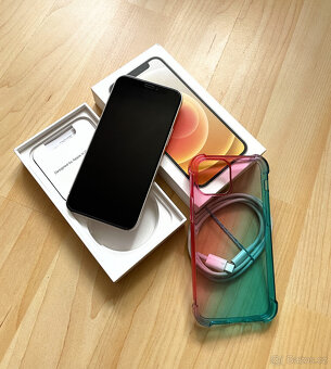 Apple Iphone 12 mini 128GB bilý / krásný stav / 100% baterie - 2