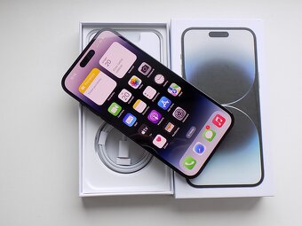 APPLE iPhone 14 Pro MAX 256GB Space Black - ZÁRUKA -TOP STAV - 2