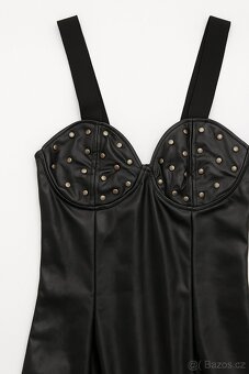 Dámské Wetlook sexy šaty vel. XS-S - 2