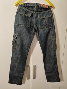 Prodám dámské kalhoty Rusty Pistons vel.36 - 2