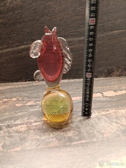 Váza hutní sklo ÚUŘ Praha sklárna Škrdlovice - 2