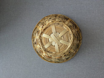Proutěný košíček, průměr 15 cm - 2