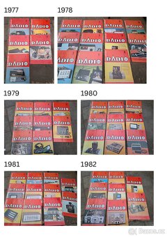 Amatérské rádio - sada cca 150ks - 2