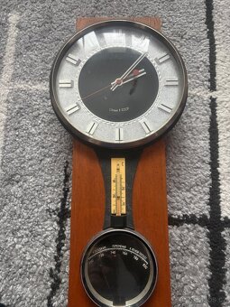 Retro hodiny s teploměrem - 2