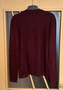 Vínový svetr Reserved - L - 2
