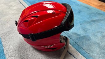 Dětská lyžařská přilba XXS s brýlemi - 2