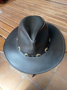 prodám westernový kožený klobouk - 2