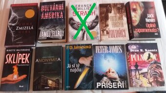 Mix knih - thrillery, drama, horory - 2