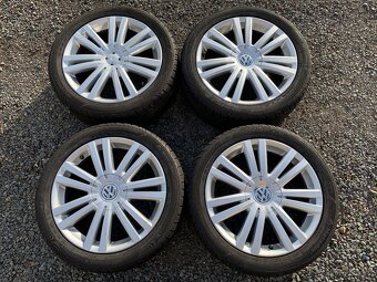 Alu orig letní sada VW BBS 5x112 7J ET47 225/45 R17 - 2