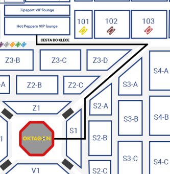OKTAGON 72: VÉMOLA vs. VÉGH 3 Sektor: 103 Řada: 4 - 2