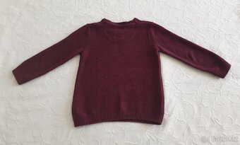 Vínový svetr Zara vel. 116 - 2