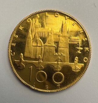 PRODANO VZÁCNÁ zlatá dukátová medaile mince LENIN 1970 - 2