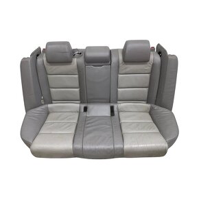 Sedačky šedá kůže Audi A6 4F Allroad Avant r.v. 2007 - 2
