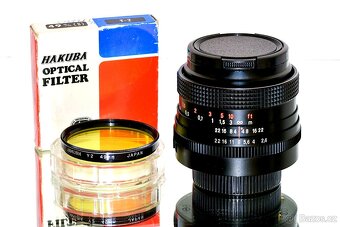 CZJ Flektogon electric RED MC 2,4/35 M42 TOP STAV - 2