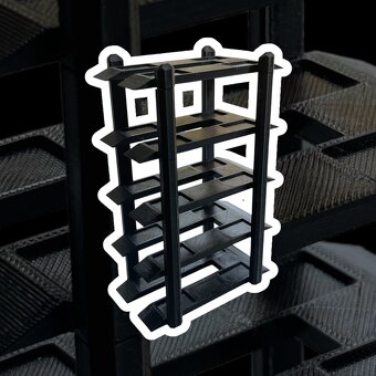 Modulární stojánek na autíčka z 3D tiskárny – rozšiřitelný - 2