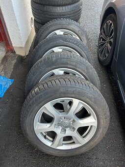 Sada Audi 7,5Jx16 et45 pirelli 205/60r16 zimní - 2
