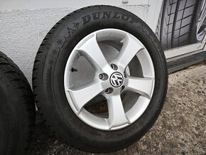 Alu Vw 5/112 R16 + 215/60 R16 zimní Dunlop - 2