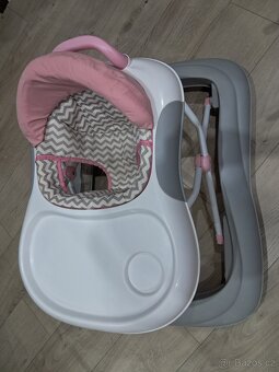 Chodítko Monty Kid Pink-Grey  - 2