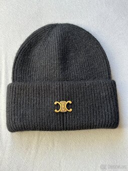 Černá Céline zimní čepice - 2