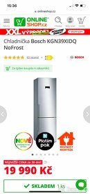 Lednička Bosch KGN39XIDQ NoFrost - 2