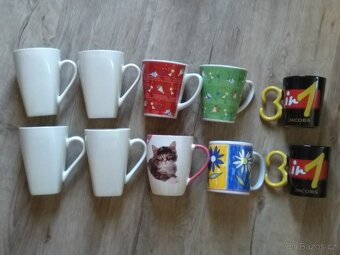 Mísa, dóza, slánka, hrnky, sklenice/ vše 300,- - 2