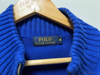 Pánský modrý svetr Ralph Lauren v. M - 2