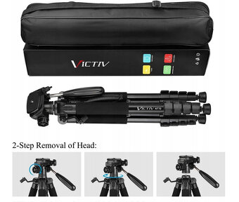 Stativ Victiv NT70, hliníkový, 185 cm - 2