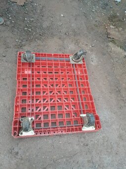 kolečka pod paletu ,vozík - 2