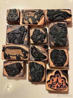 Stará dětská razítka - 2