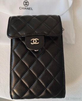 Chanel crossbody cerna / silver - 2