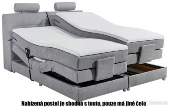 POSTEL BOXSPRING MOTORICKY NASTAVITELNÁ 180X200 - 2