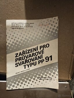 Průvarová svářecí pistole PP91 - 2